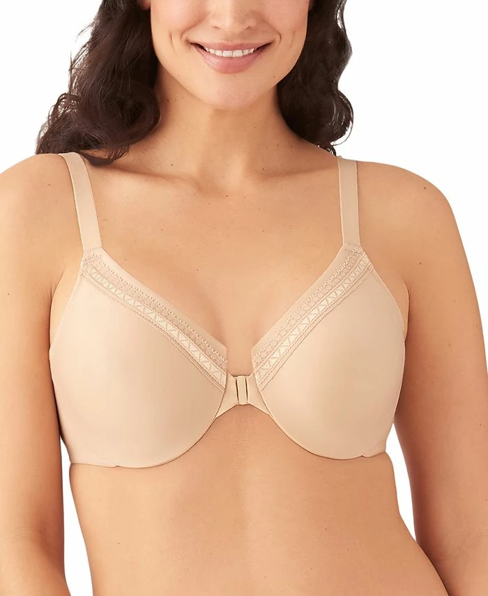 Wacoal Men's Perfect Primer Front-Close Underwire Bra 855313 1 Wacoal Men's Perfect Primer Front-Close Underwire Bra 855313