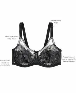 Wacoal Retro Chic Full-Figure Underwire Bra 855186, Up To I Cup -VINCE CAMUTO Shop 19234120 fpx