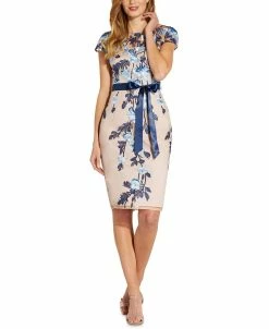 Adrianna Papell Embroidered Sheath Dress