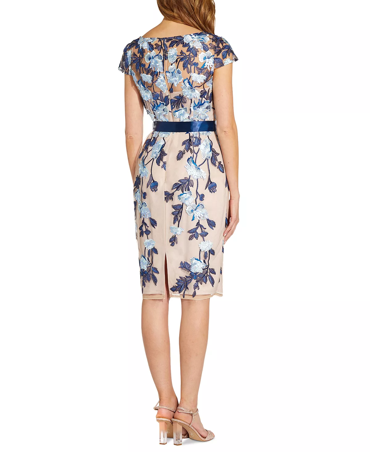 Adrianna Papell Embroidered Sheath Dress - Image 2