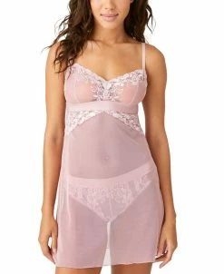 B.TEMPT'D Women's Opening Act Lace Fishnet Chemise Lingerie Nightgown
