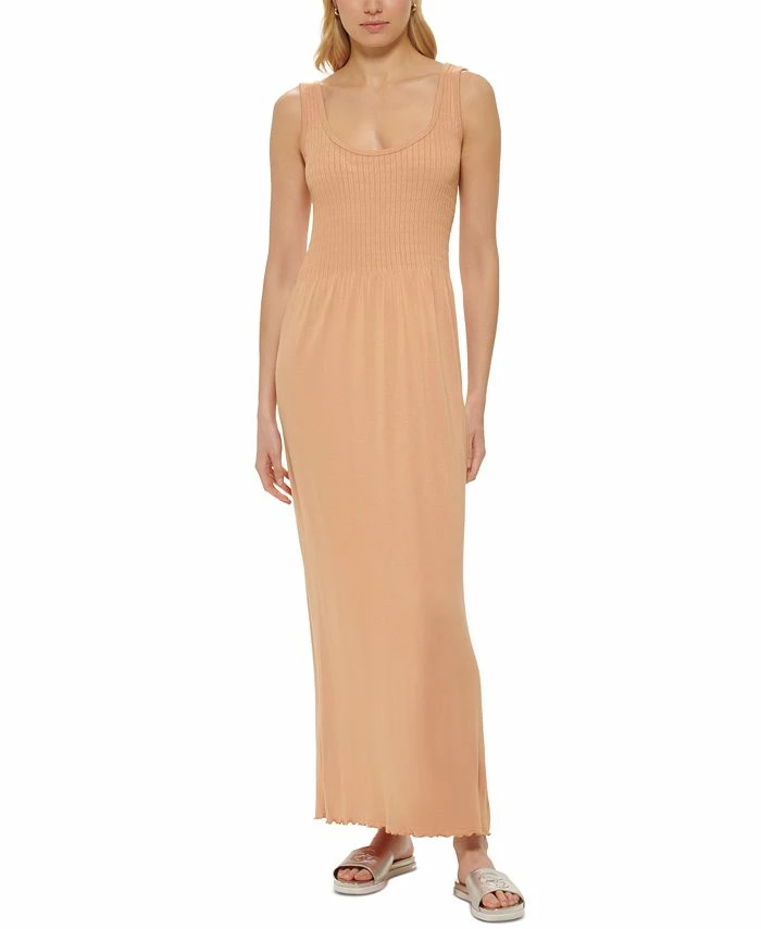 DKNY Jeans Women's Stitch-Yoke Maxi Dress 1 DKNY Jeans Women's Stitch-Yoke Maxi Dress