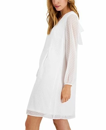 INC International Concepts Women's Tie-Back Dotted Dress, Created For Macy's - Image 3