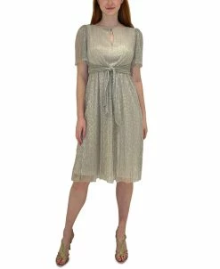 Adrianna Papell Ted Metallic Dress