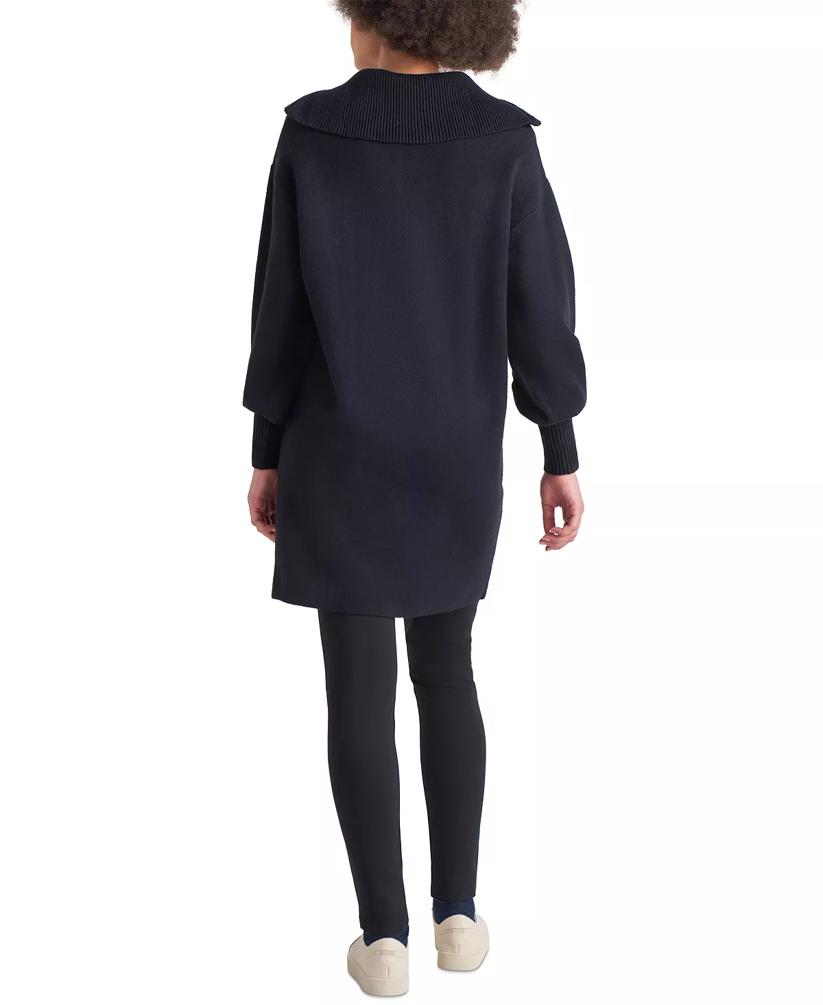 Black Tape Women's Long Sleeve Zip-Neck Sweater Dress - Image 2