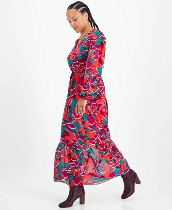 Bar III Women's Tie-Waist Ruffled-Hem Maxi Dress, Created For Macy's - Image 3