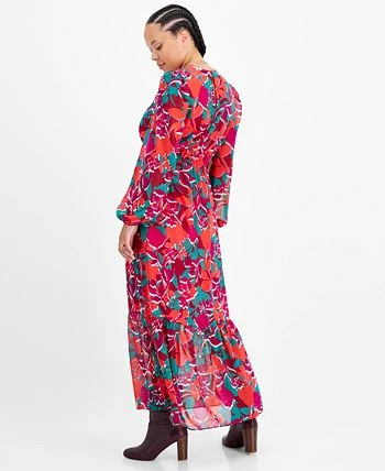 Bar III Women's Tie-Waist Ruffled-Hem Maxi Dress, Created For Macy's - Image 2
