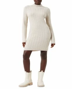 French Connection Women's Cable-Knit Long-Sleeve Dress