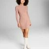 And Now This Women's Directional Ribbed Bodycon Dress