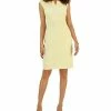 Kasper Notched-Neck Sheath Dress