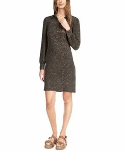 Michael Kors Women's Long-Sleeve Mini Shirtdress