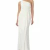 Adrianna Papell Women's One-Shoulder Draped-Detail Gown