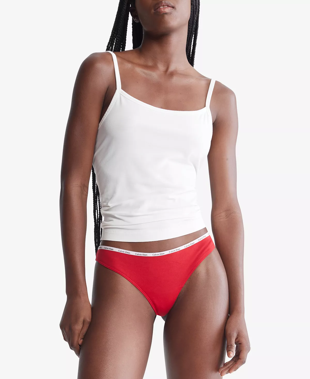 Calvin Klein Women's Signature Logo 5-Pk. Thong Underwear QD3712 - Image 4