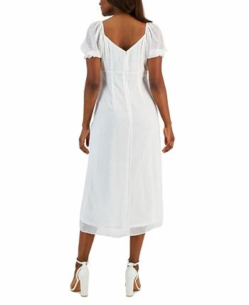 Kasper Women's Twist-Front Puff-Sleeve A-Line Dress - Image 2