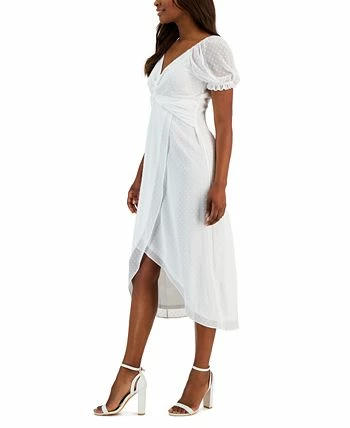 Kasper Women's Twist-Front Puff-Sleeve A-Line Dress - Image 3