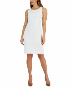Kasper Women's Jacquard Empire-Waist Sleeveless Dress
