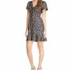 Michael Kors Women's Giraffe-Print Tie Cutout Dress