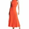Michael Kors Women's Halter Ribbed Maxi Dress