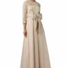 Adrianna Papell Women's Beaded Taffeta Ball Gown