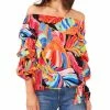 Vince Camuto Women's Off-The-Shoulder Bubble-Sleeve Top