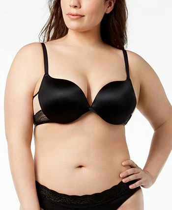 Maidenform Love The Lift Push Up & In Satin Plunge Underwire Bra DM9900 - Image 3